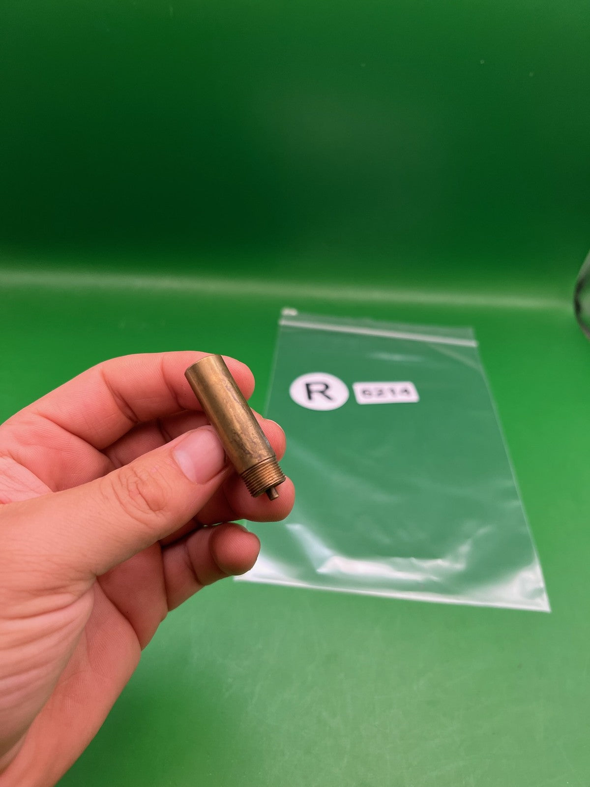 Brass Autococker 3-way - used paintball 3-way valve - brass