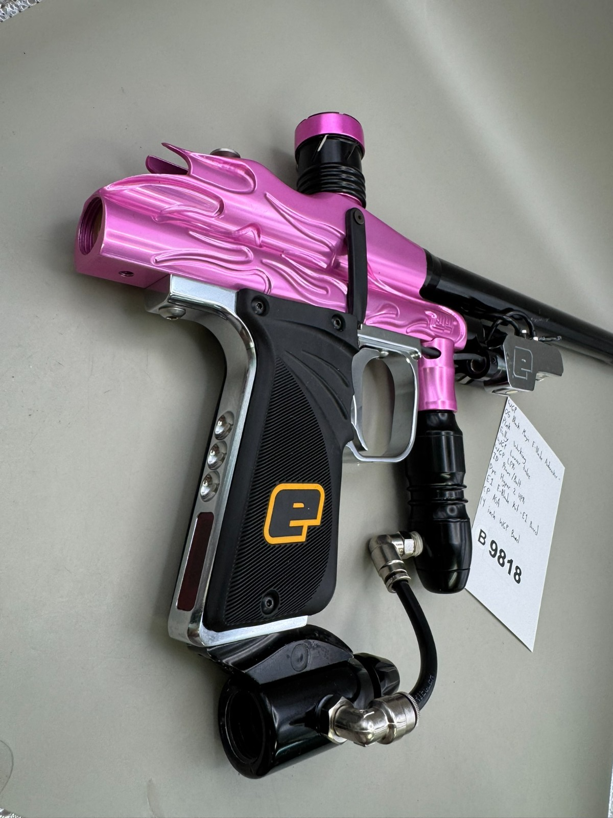 WGP 05 Black Magic E-Blade Autococker - Pink - Paintball Marker Fully Working