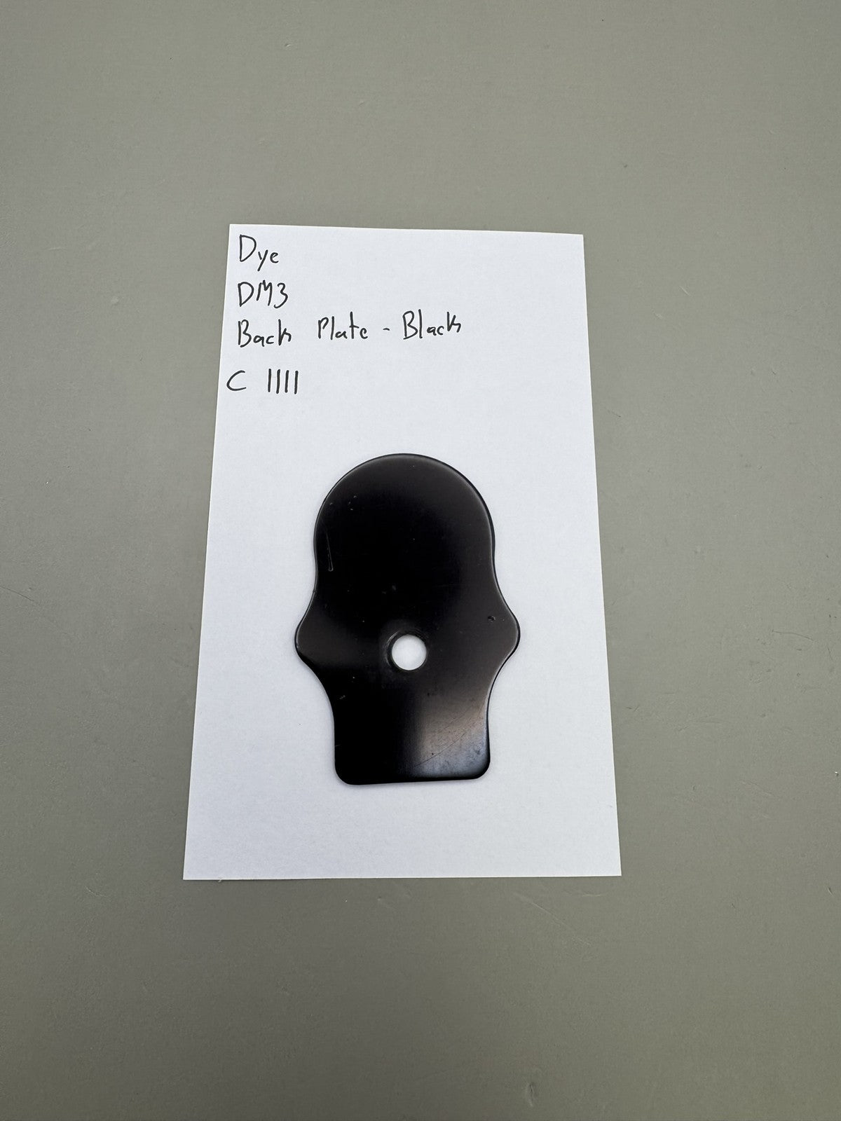 Dye DM3 Back Plate - Black