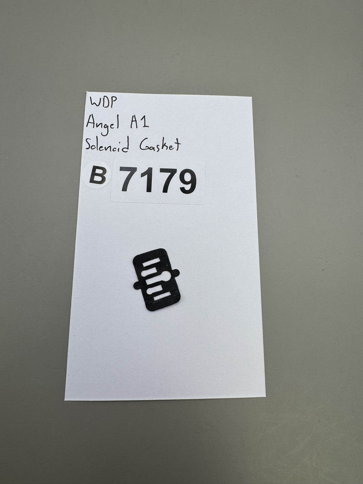 WDP Angel A1 Solenoid Gasket Black