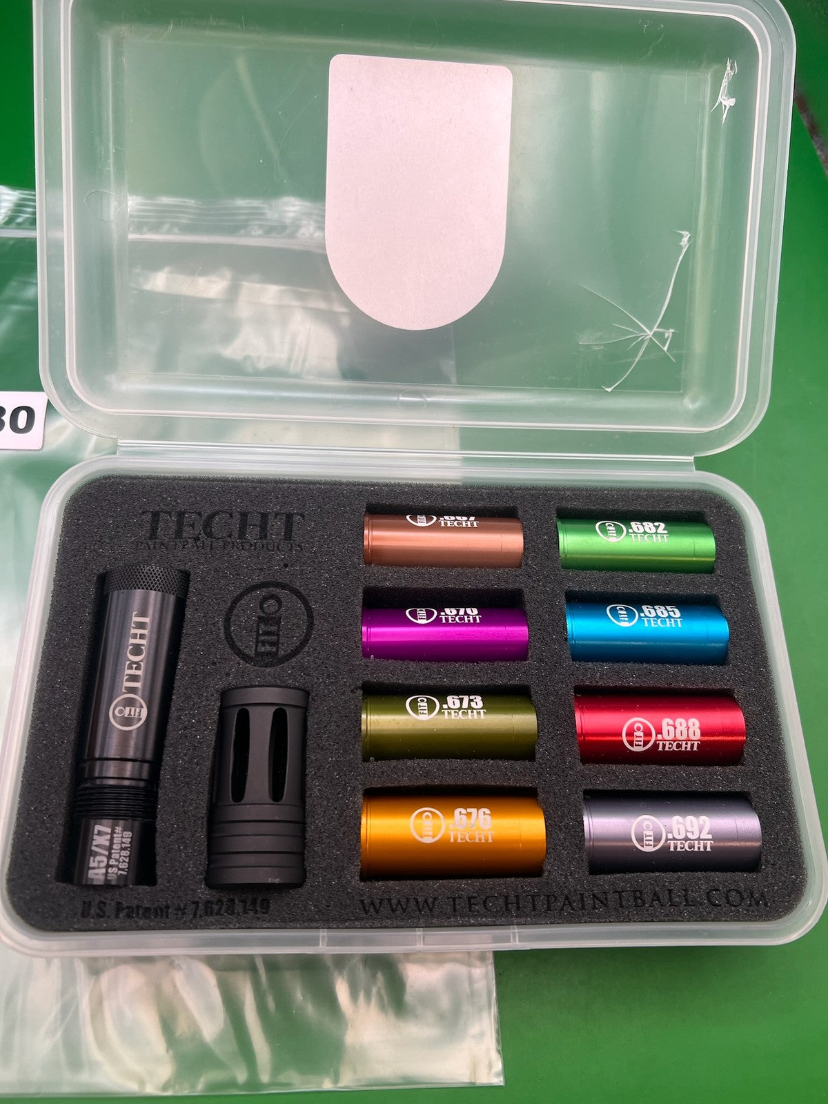 TechT FIT Precision Barrel Boring Kit Tippmann A5/X7 8 Inserts Black