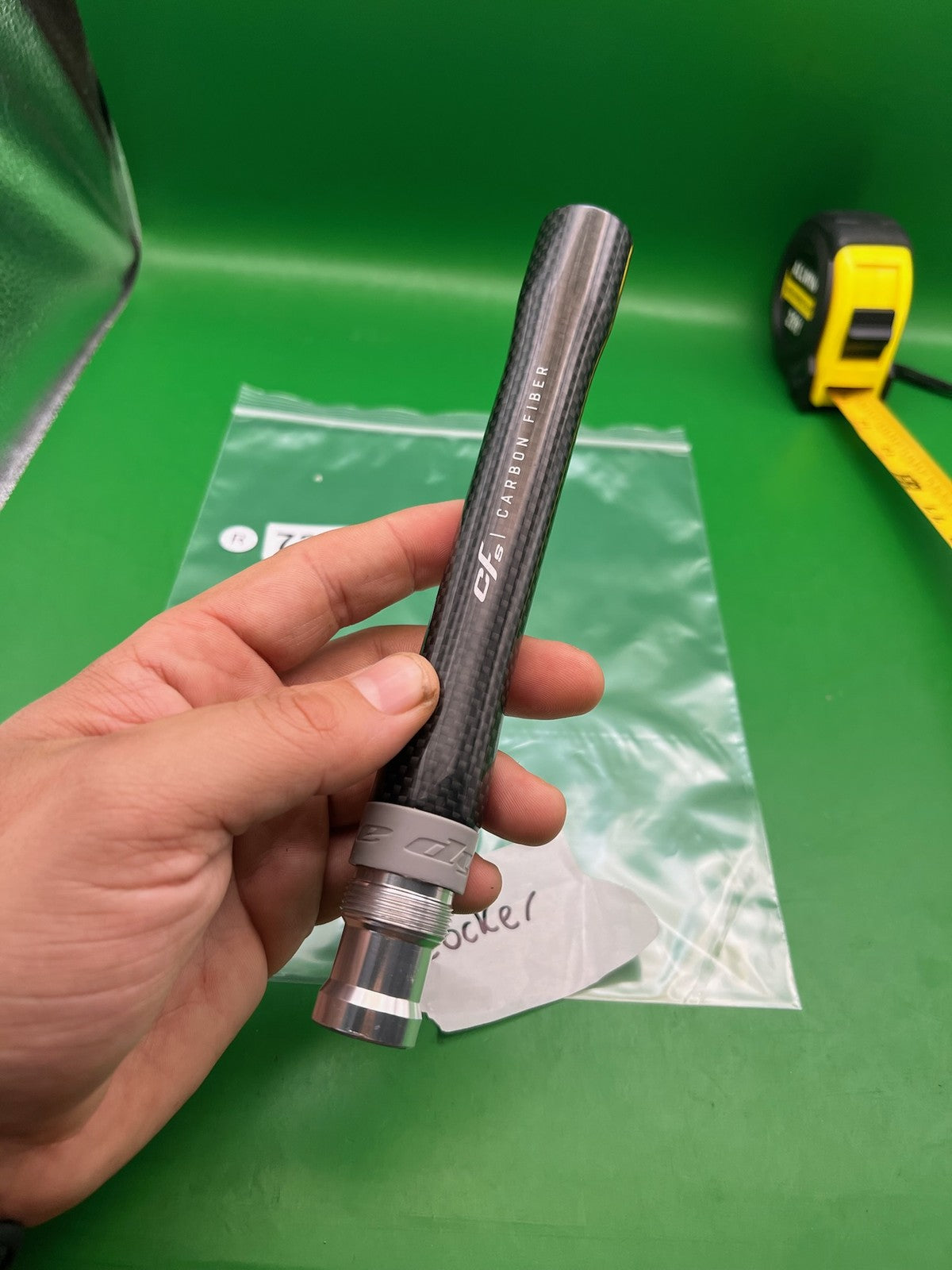 Dye CF-S Carbon Fiber Barrel Back .685 Bore Autococker AC Thread Black 8"