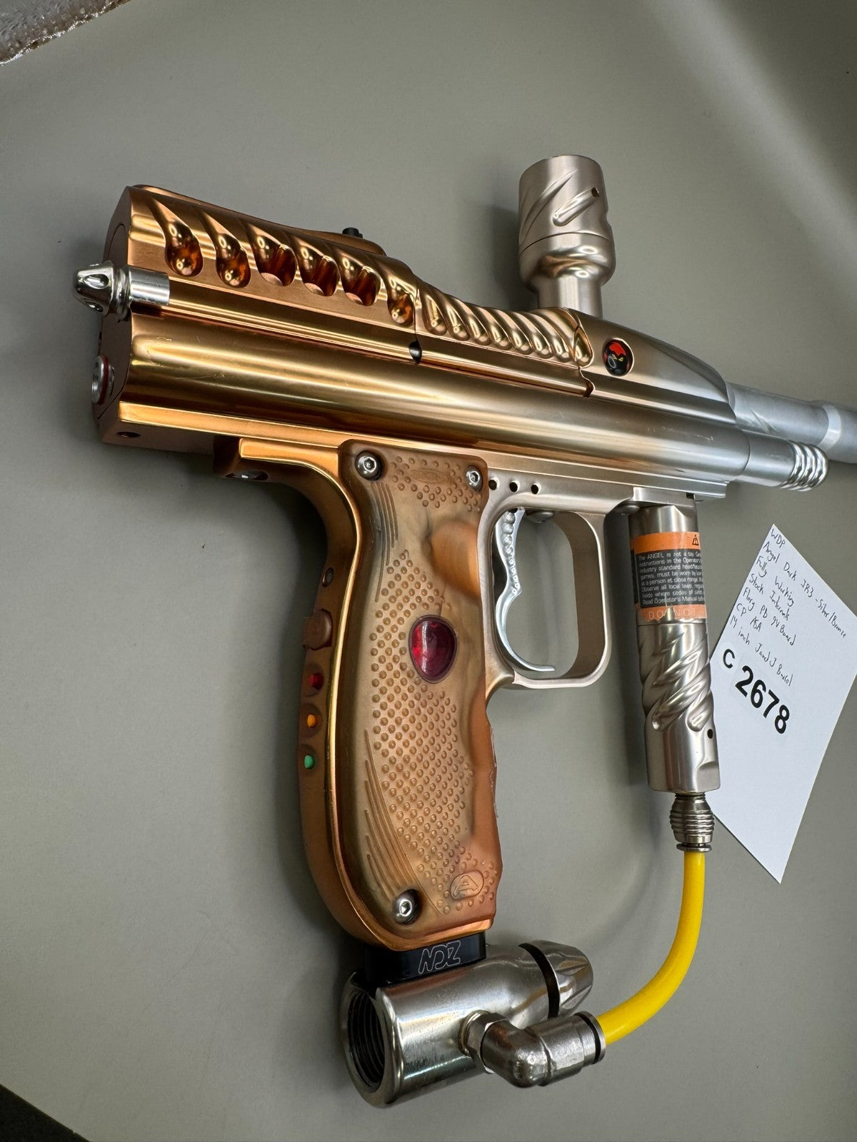 WDP Angel Dark IR3 - Silver/Bronze - Paintball Marker Fully Working