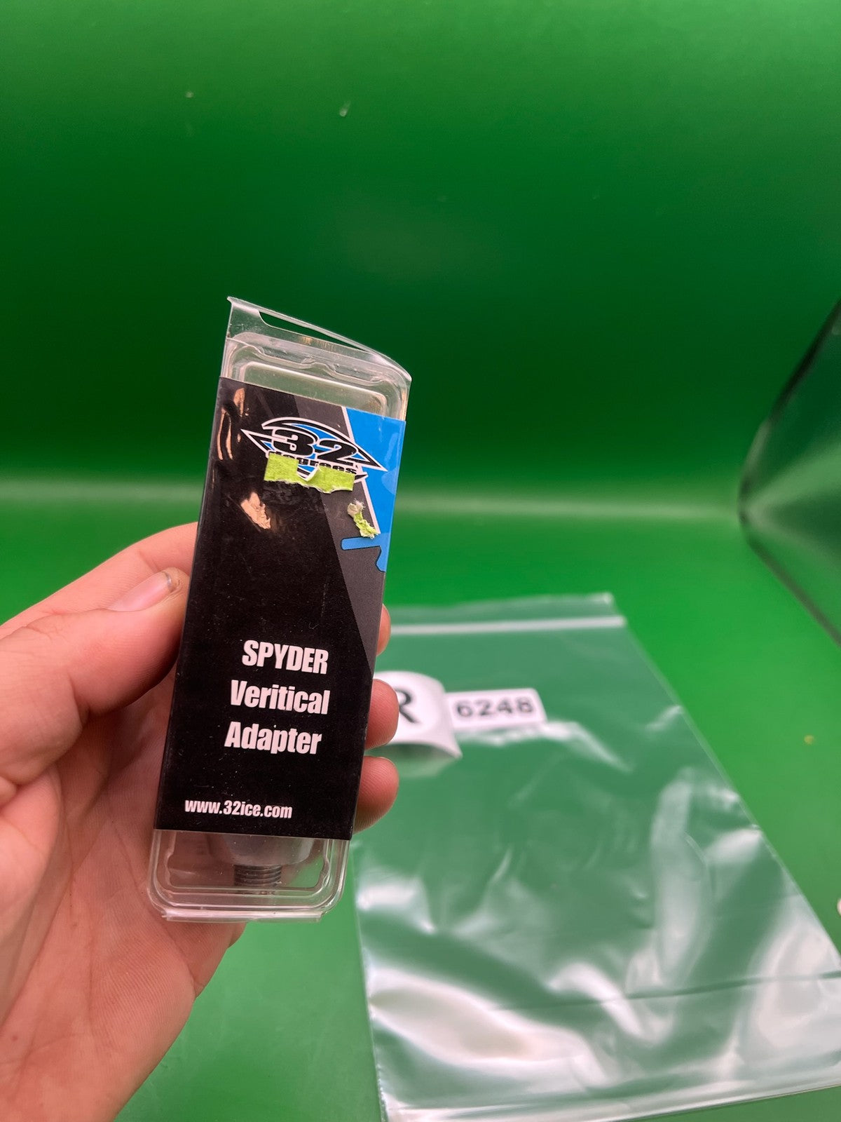 32 Degrees Vertical Adapter Silver - Autococker Compatible - used paintball marker part - unknown
