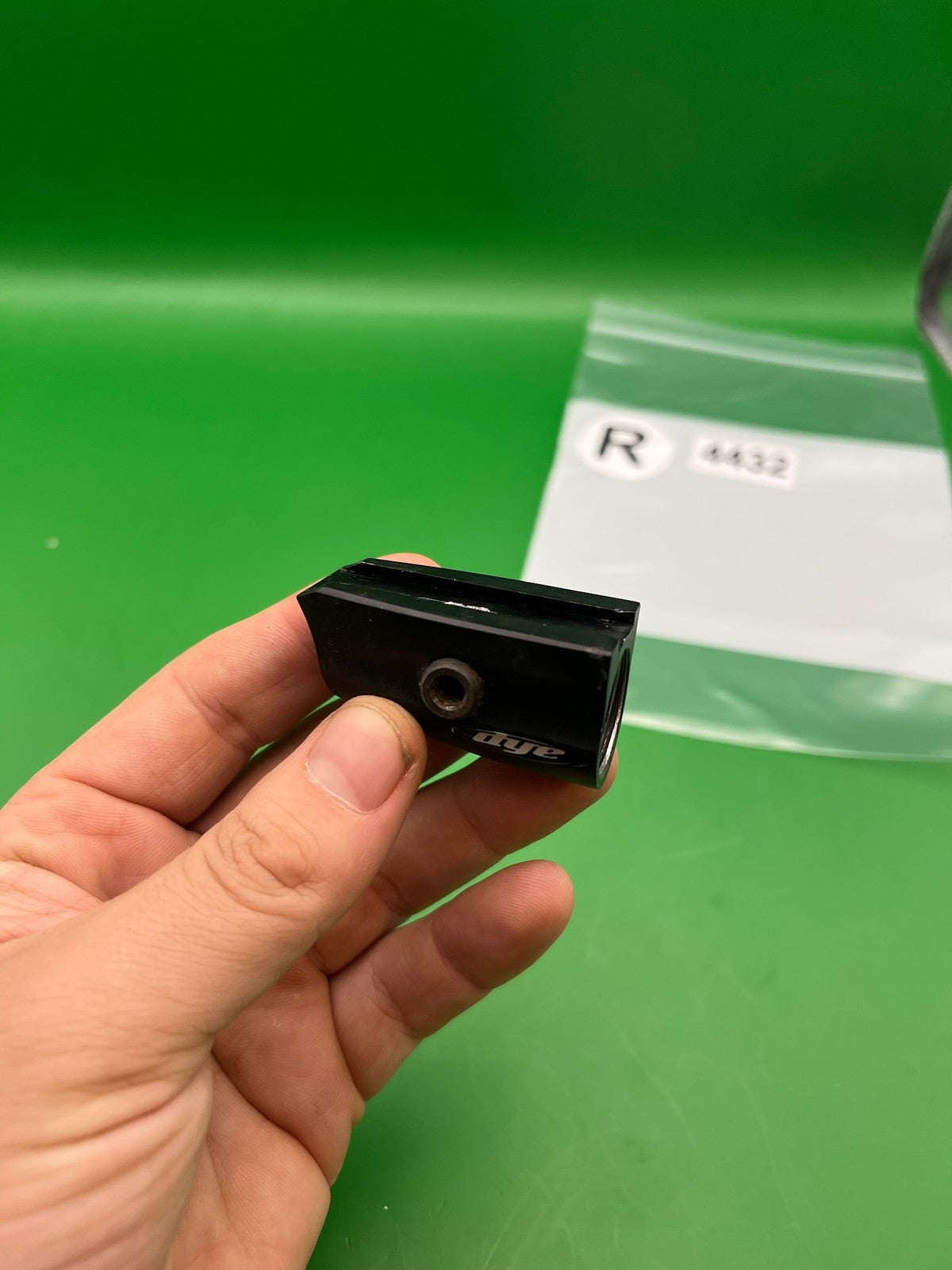 Dye Rail Mount ASA Dovetail Drop Forward Black Aluminum Marker Part