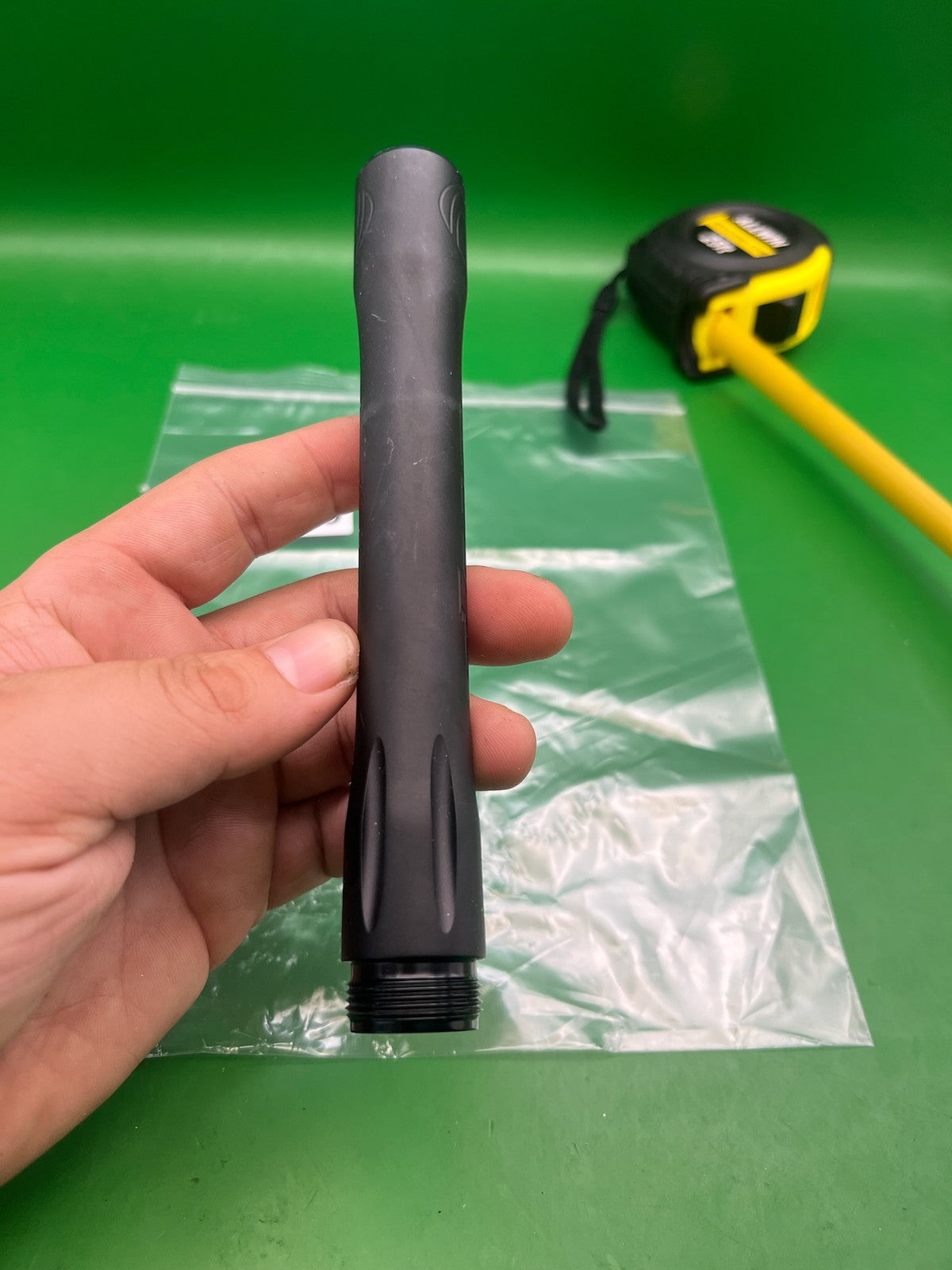 Dye UL-I Barrel Back Autococker AC Thread Dust Black 7" Paintball