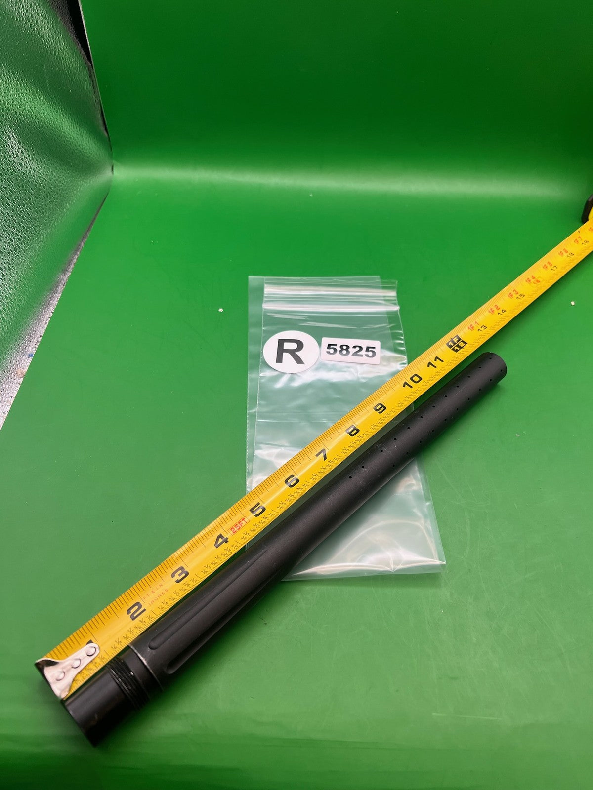Stock Autococker Barrel 14" .689 Black - used paintball barrel - black