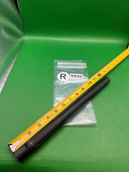 Stock Autococker Barrel 14" .689 Black - used paintball barrel - black