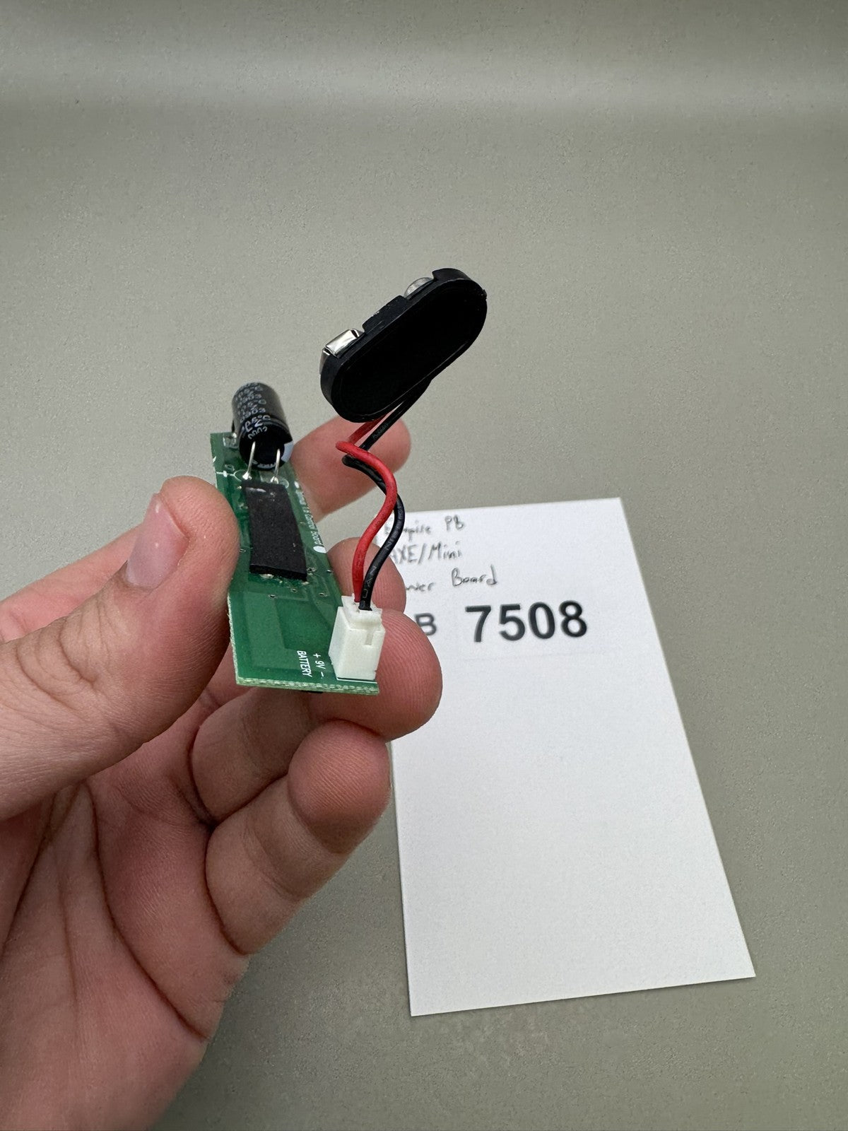Empire Axe Mini Lower Circuit Board with Battery Connector Green