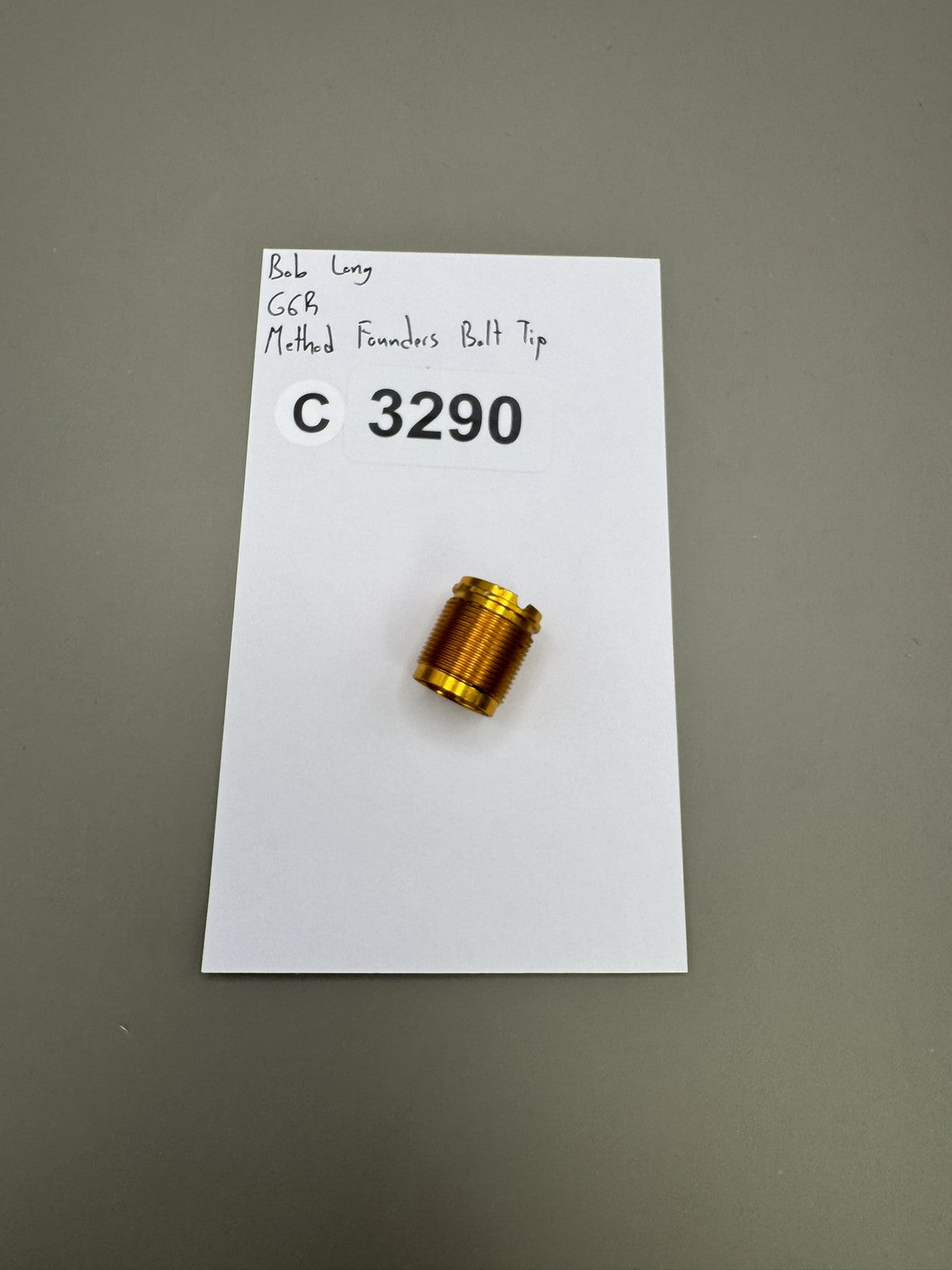 Bob Long G6R Method Founders Bolt Tip