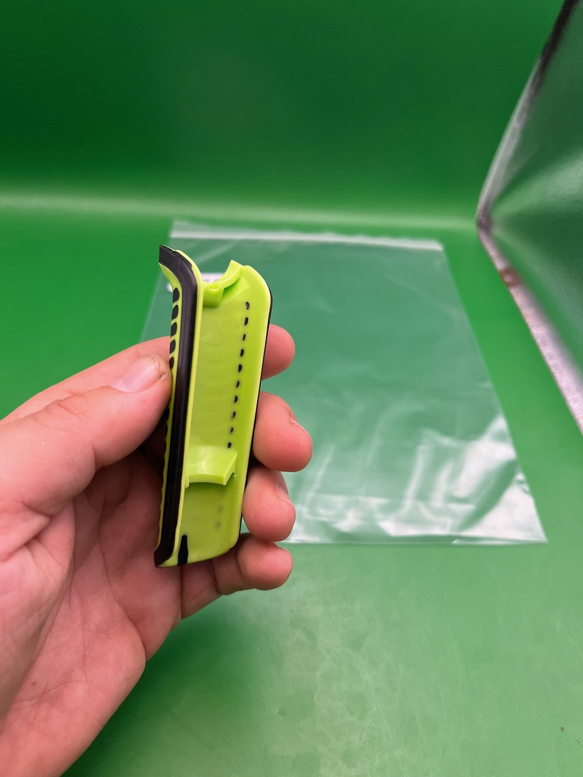 DLX Luxe ICE Front Grip Rubber Cover Neon Yellow Black Paintball Marker