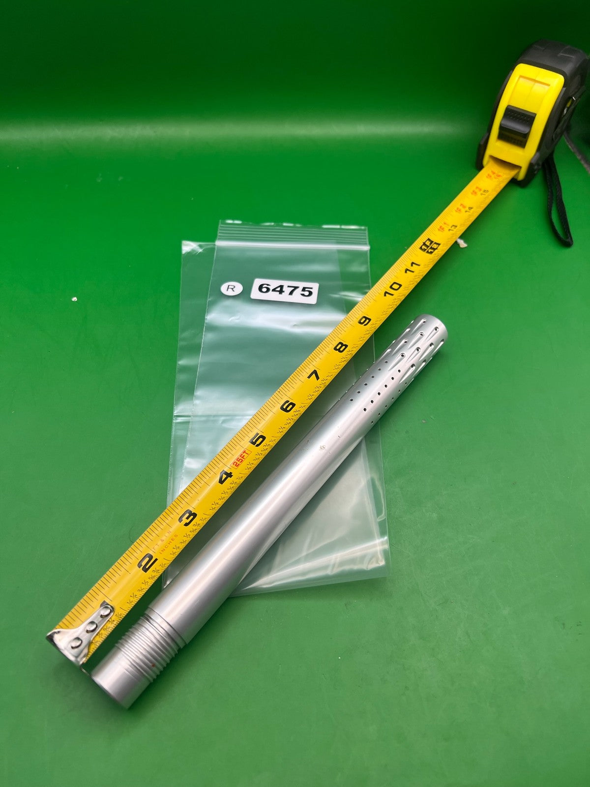 WGP Autococker Clear Tip - used paintball barrel tip - silver