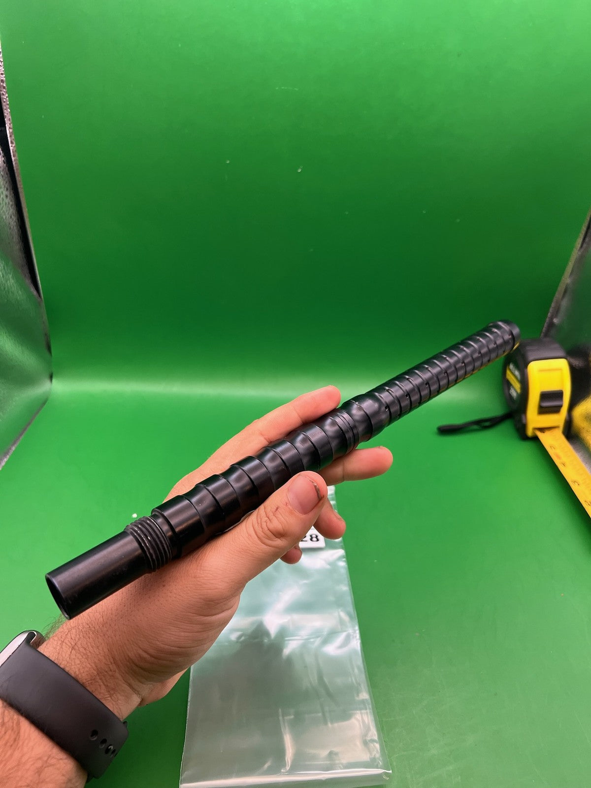 Angel PTP Armson Barrel .687 Black - used paintball barrel - black