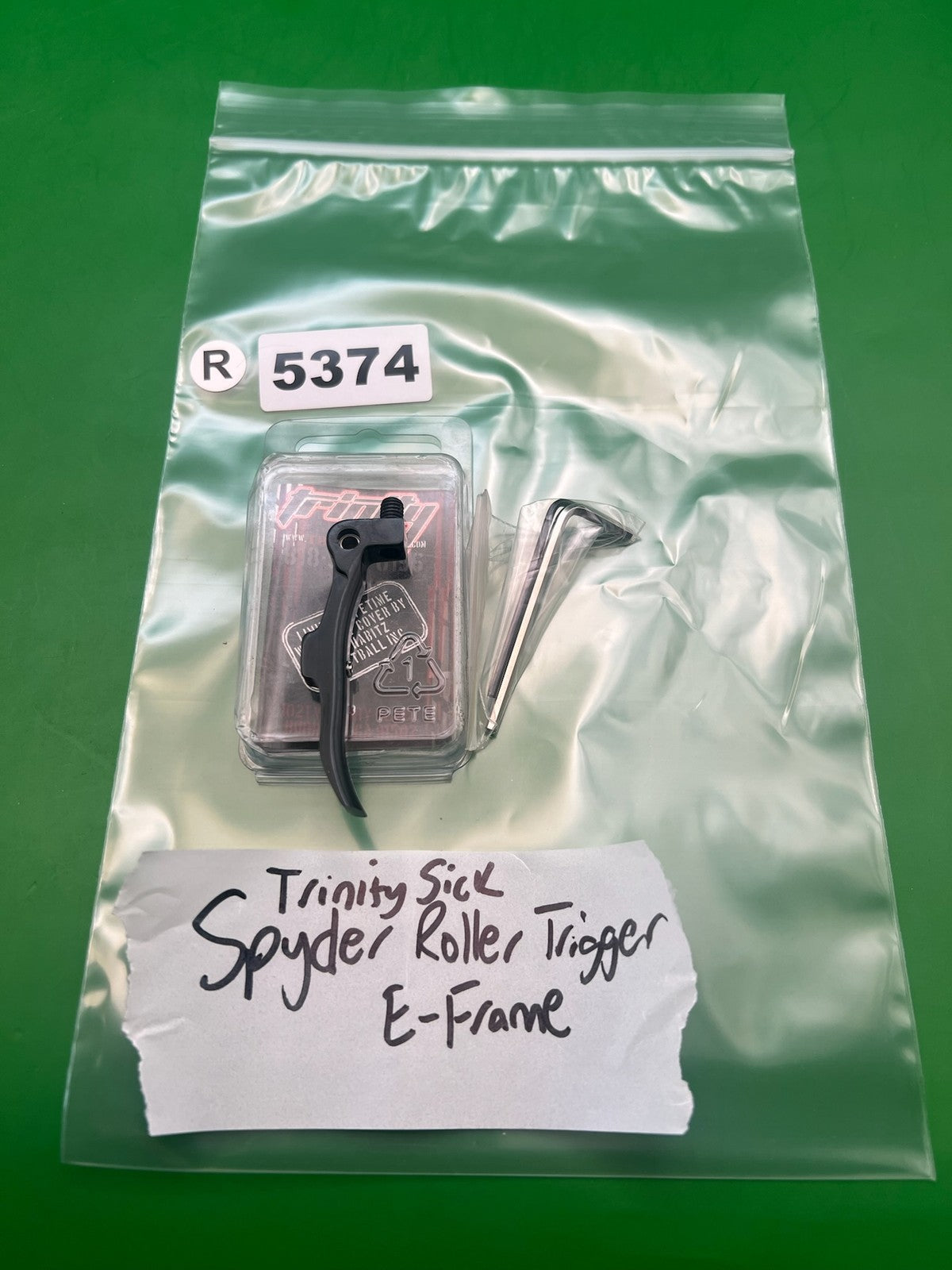 Trinity Sick Spyder Roller Trigger E-Frame Black Aluminum Upgrade