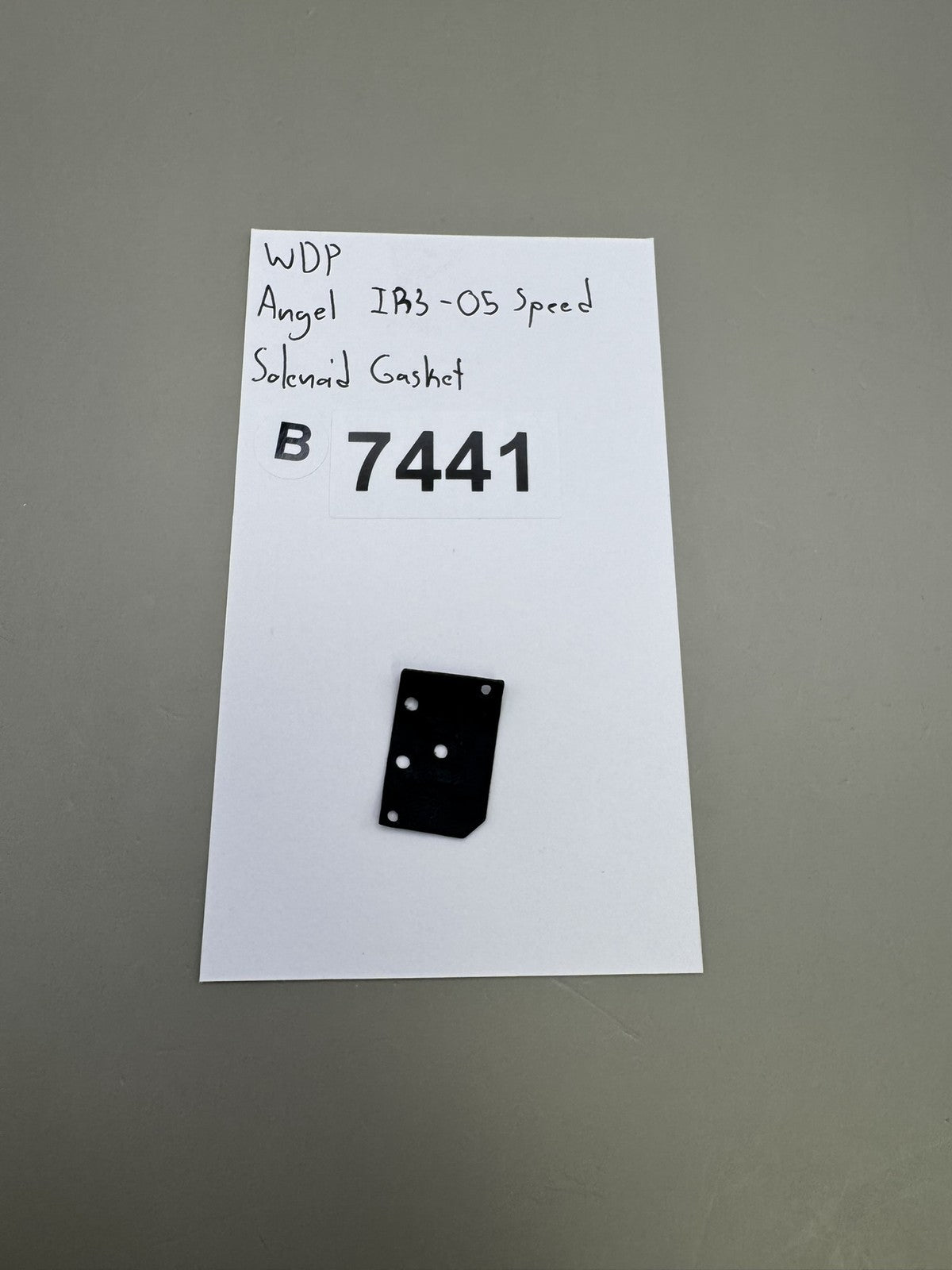 WDP Angel IR3 Speed Solenoid Gasket Black