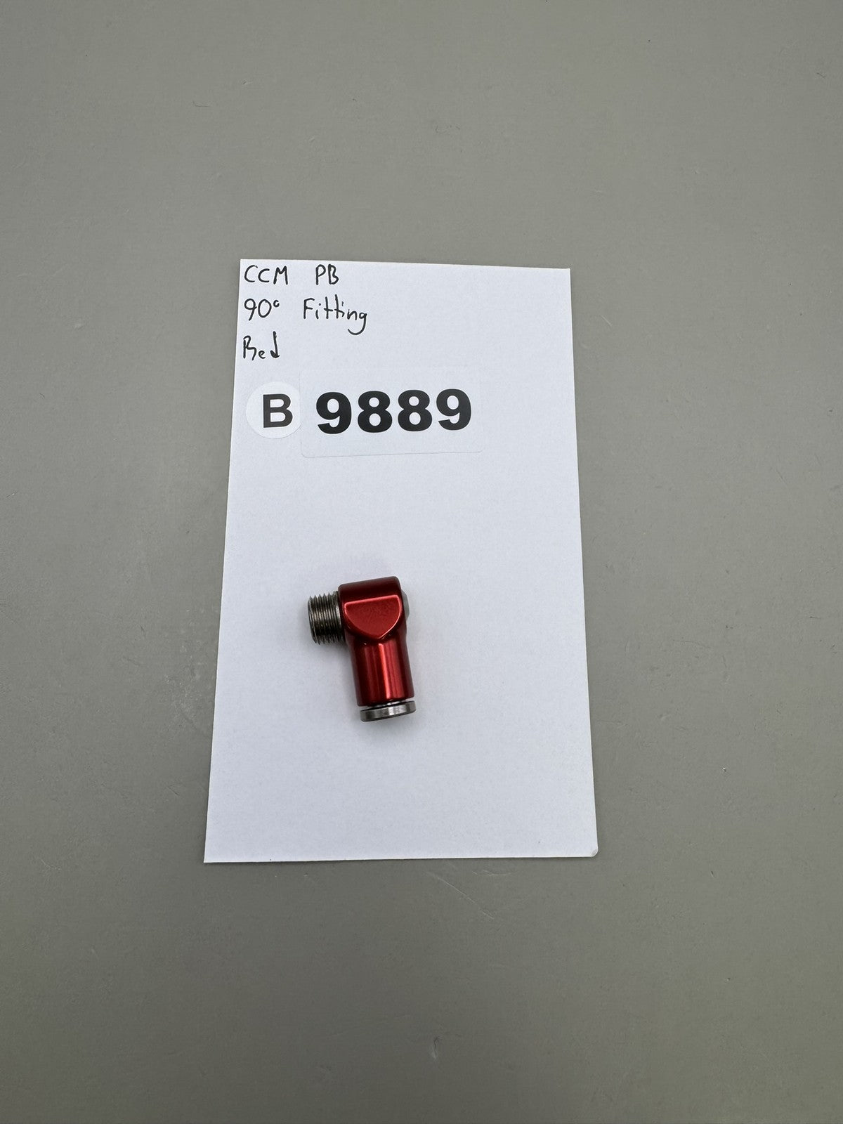 CCM PB 90Â° Fitting Red