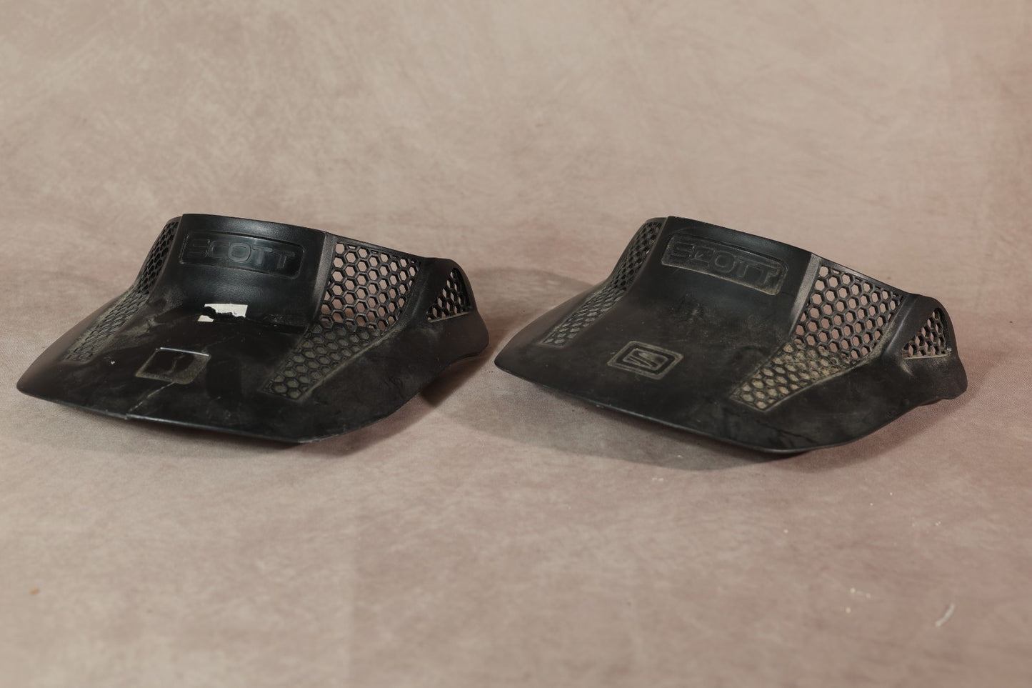 Scott Motocross Goggle Visors Black Pair MX Dirt Bike Helmet Accessories