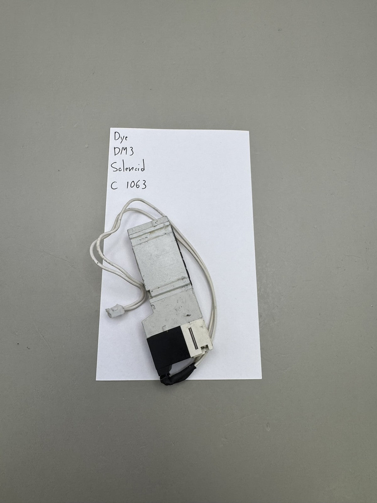 Dye DM3 Solenoid
