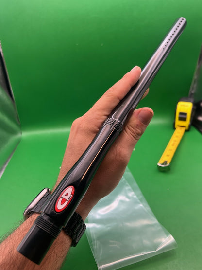 CP Custom Products One Piece Barrel 16" .693 Black - used paintball barrel - black