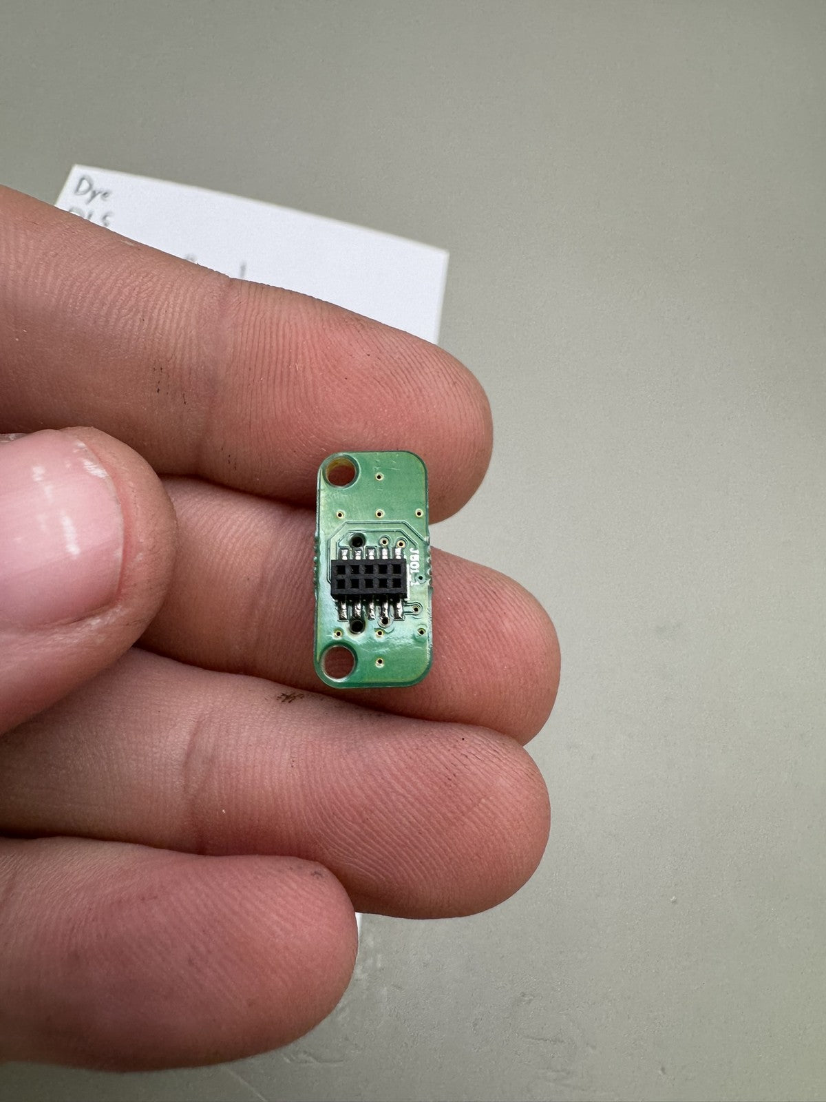 Dye DLS Connecter Board