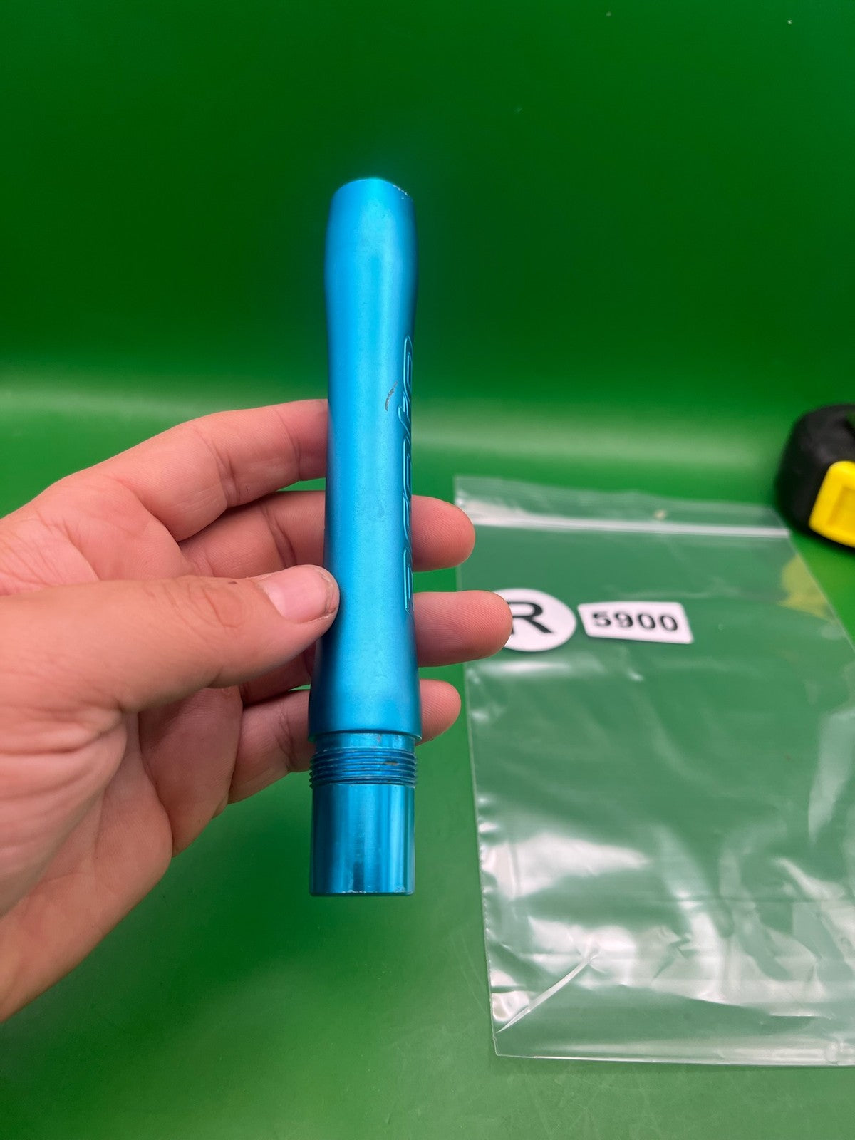 Proto Autococker Barrel Back Blue 687 Bore AC Thread 6in Aluminum