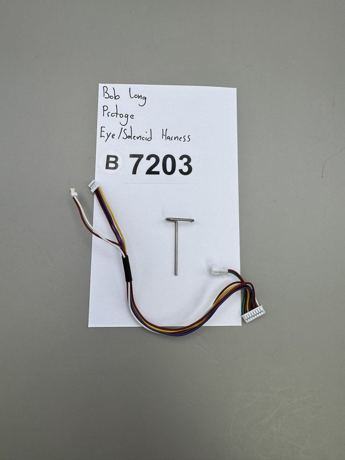 Bob Long Protege Eye Solenoid Wire Harness