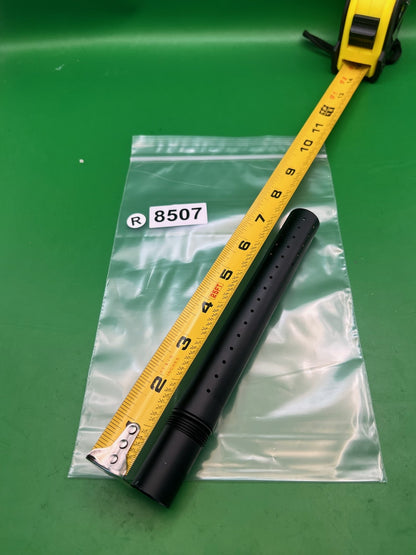Field One Acculock Barrel Tip Dust Black 8" Ported Aluminum