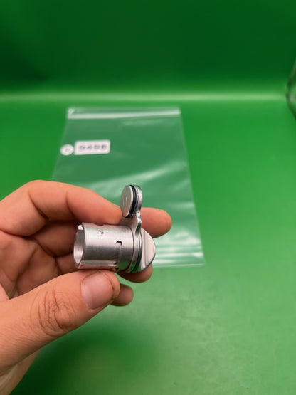 Smart Parts Nerve Back Cap Bolt Twist Lock Silver Aluminum