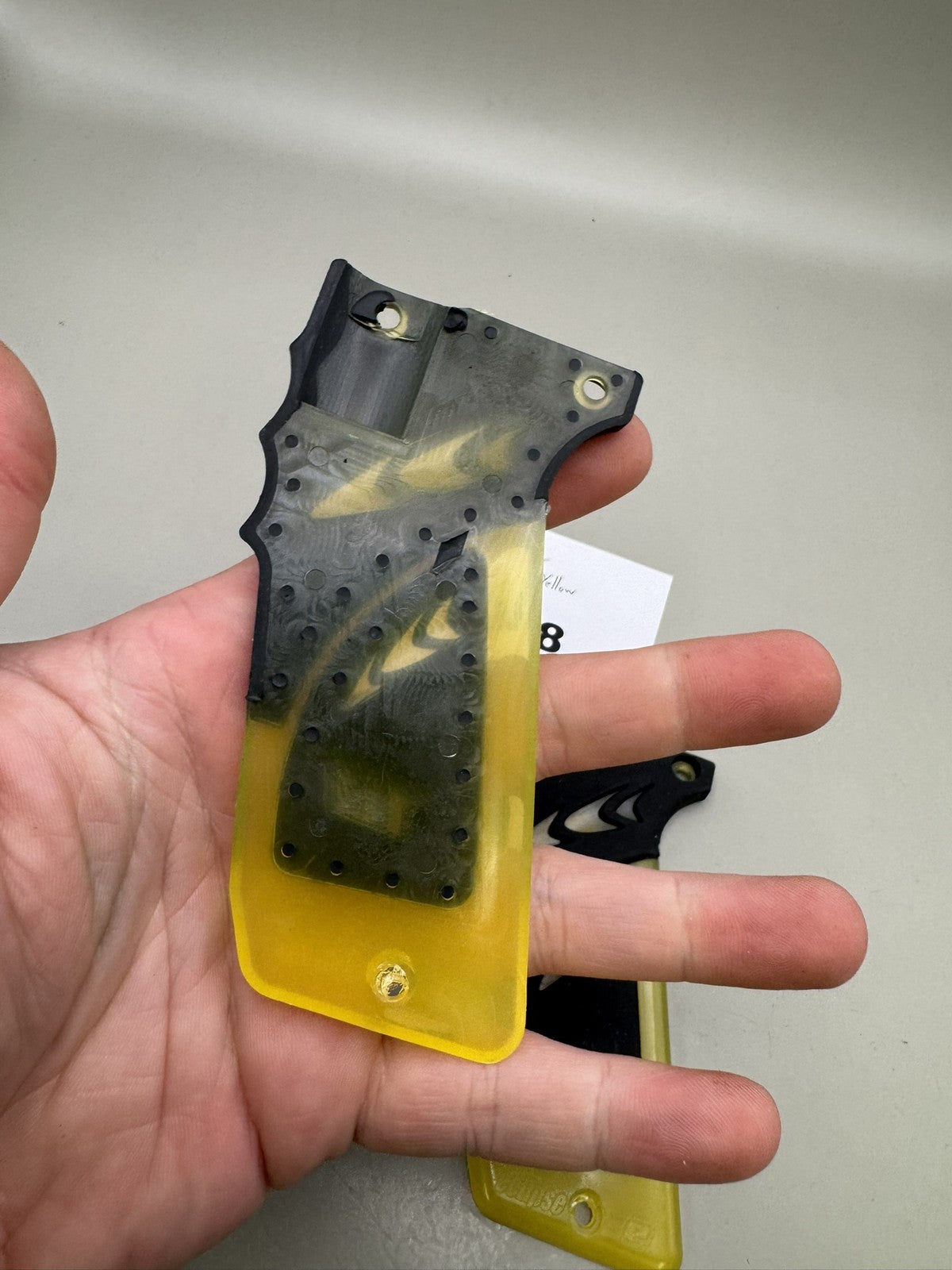 WGP Karnivor Autococker E-Blade Grips - Yellow