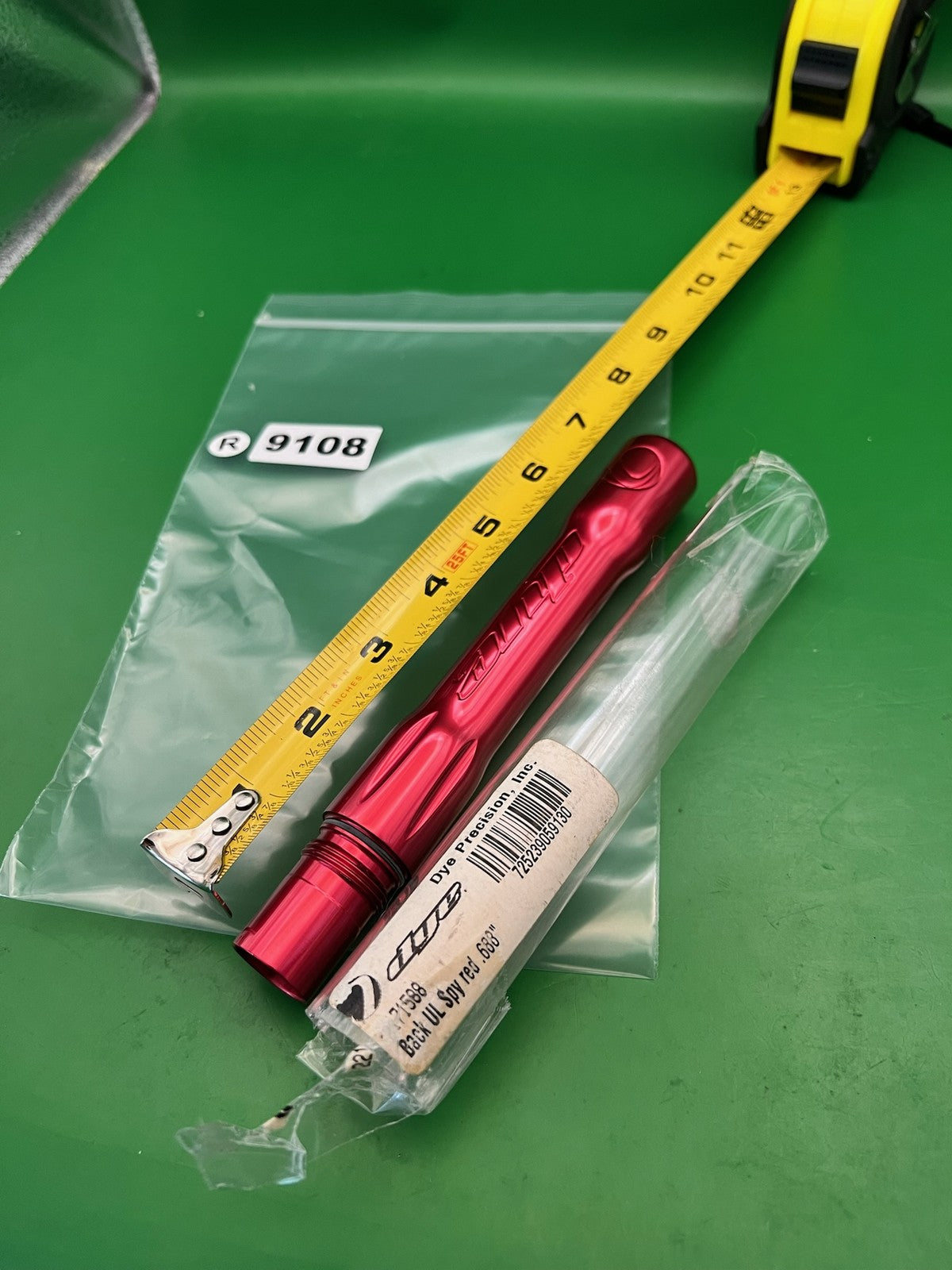 Dye UL Ultralite Barrel Back Red .688 Spyder Thread