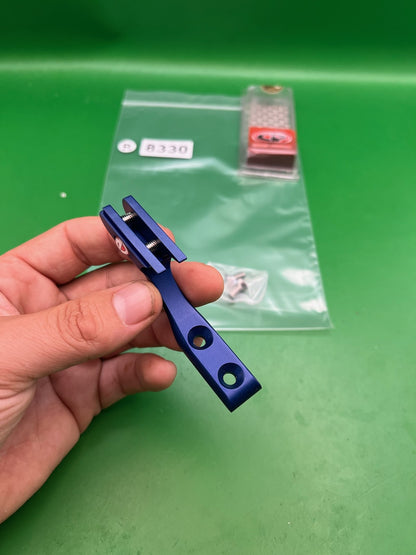 Custom Products CP ASA Rail Drop Forward Blue Anodized w/ Grip Tape