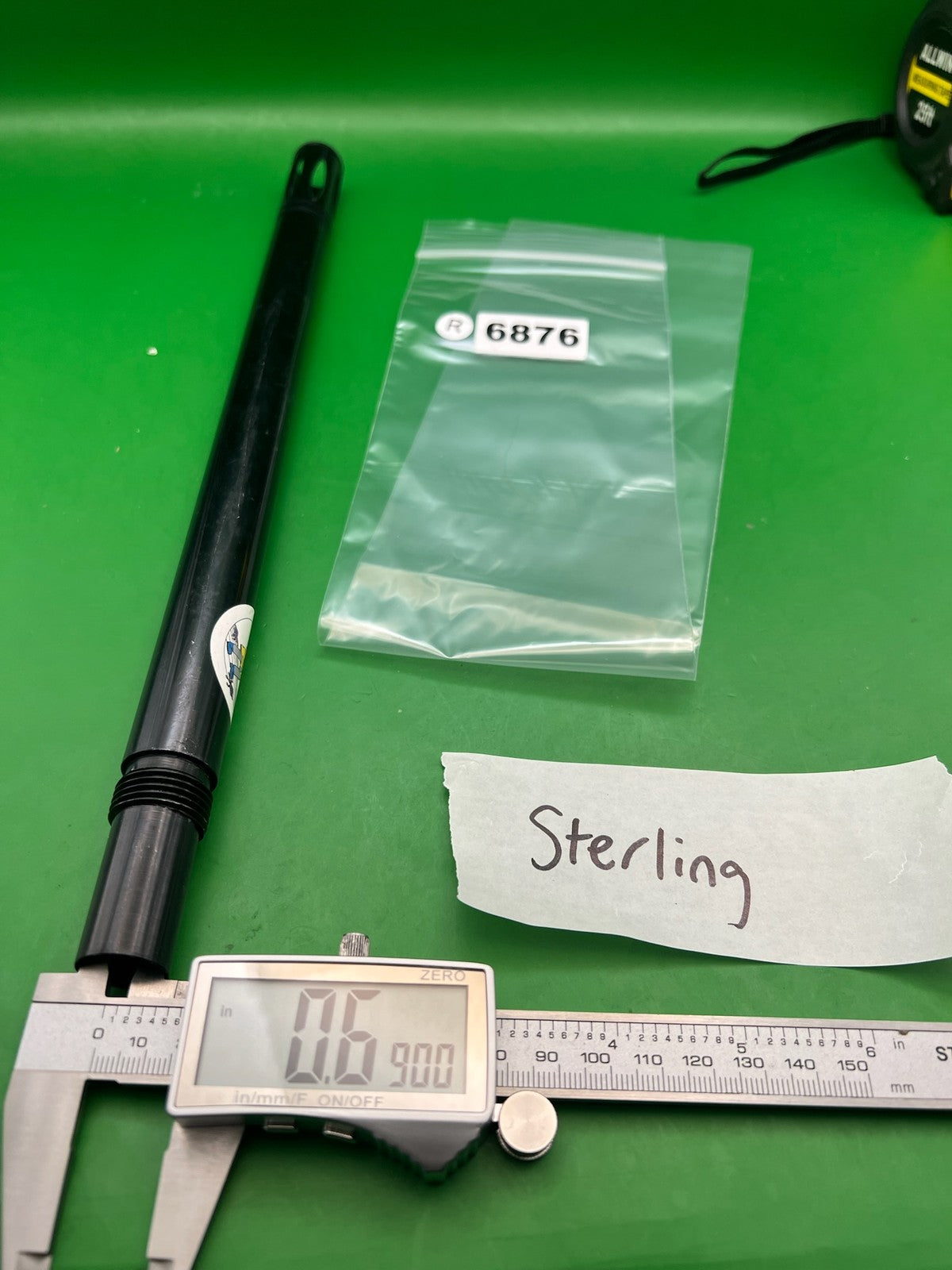Sterling Paintball Barrel Back Black 12" .690 Bore