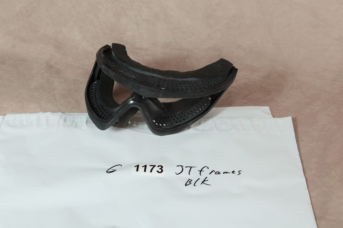 JT Paintball Goggle Mask Frame Black Replacement Part Foam Padding