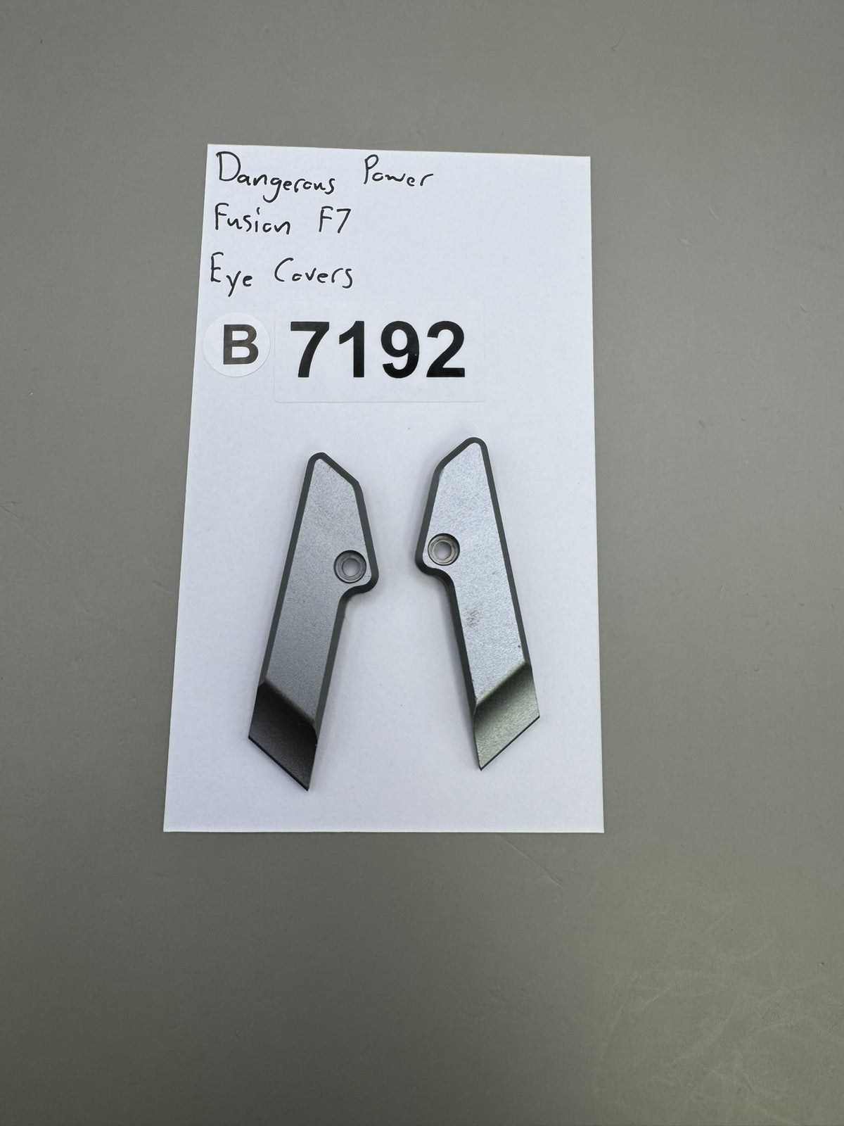 Dangerous Power Fusion F7 Eye Covers Silver