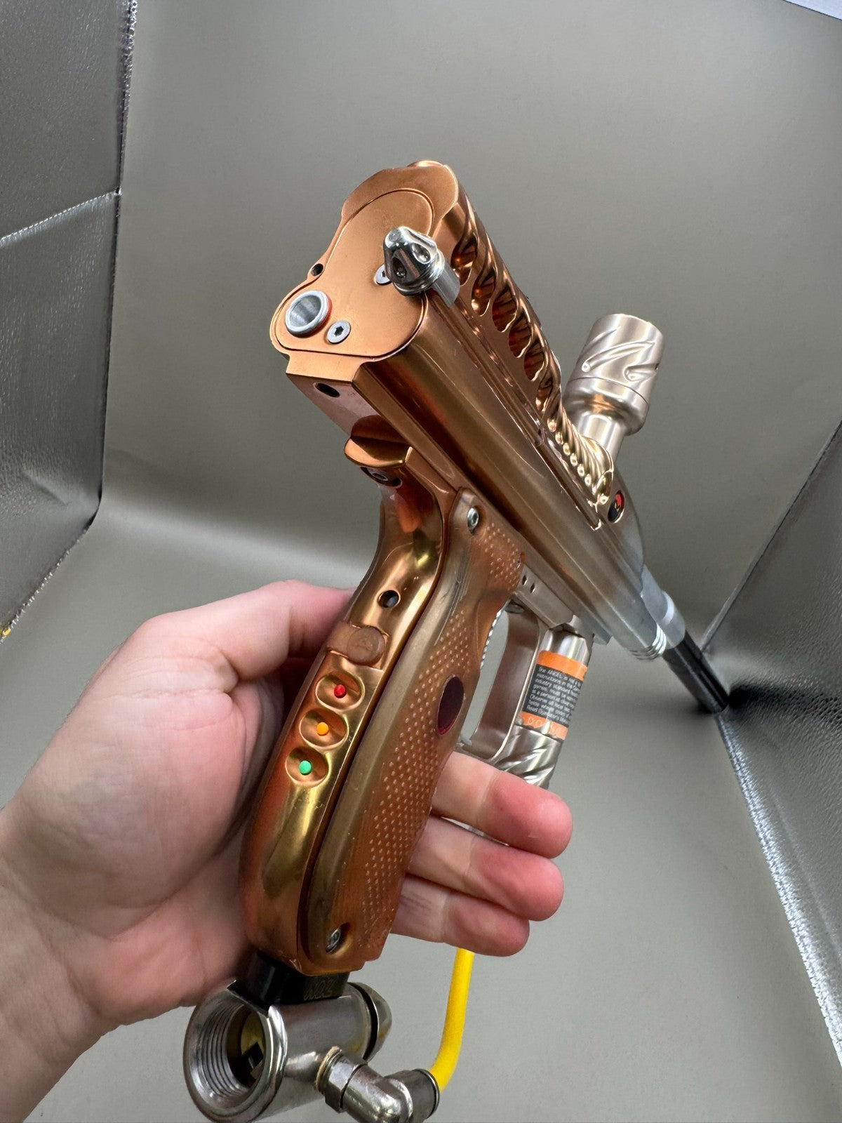 WDP Angel Dark IR3 - Silver/Bronze - Paintball Marker Fully Working