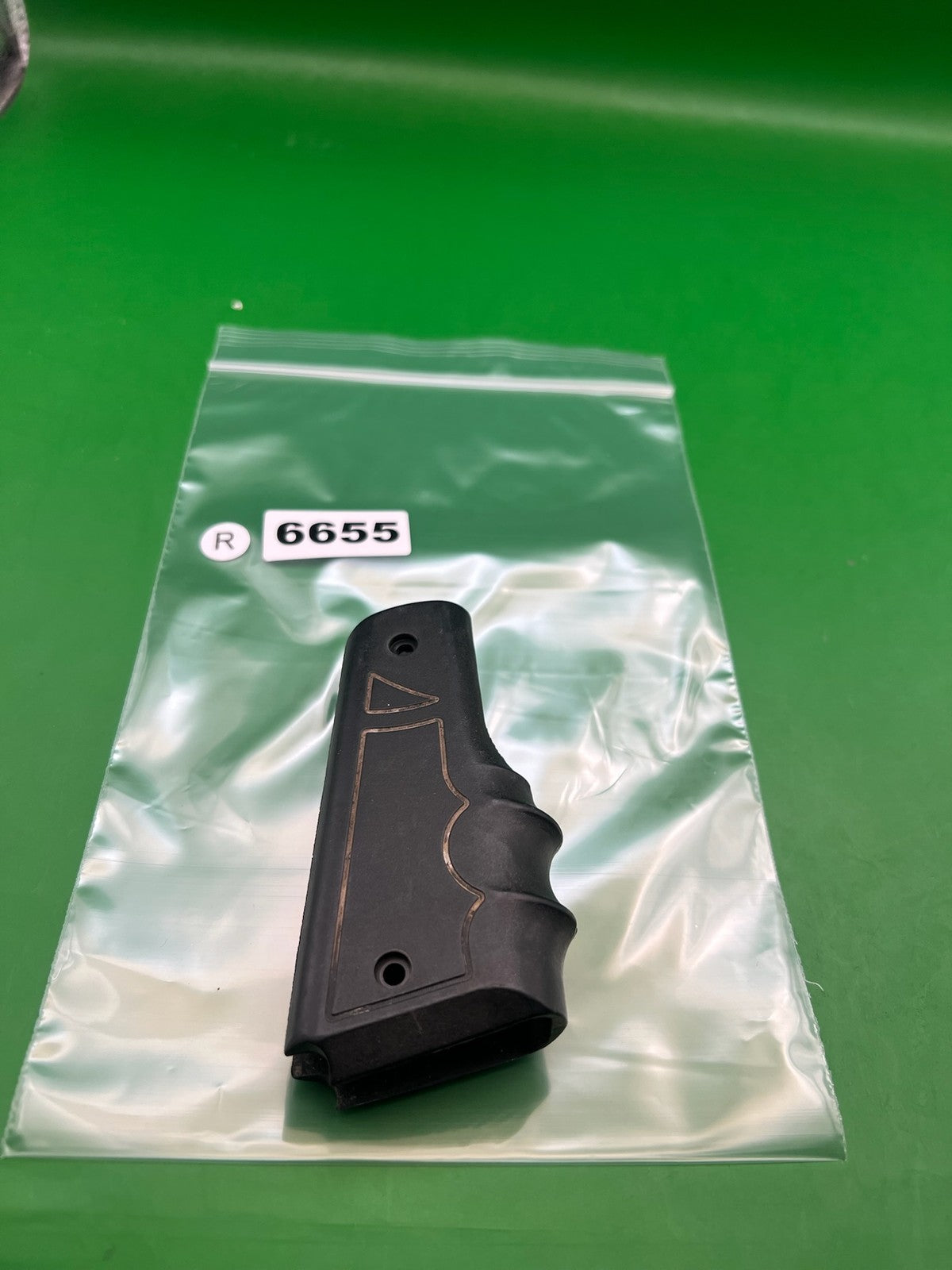 45* Rubber Grips - used paintball grip panel - black