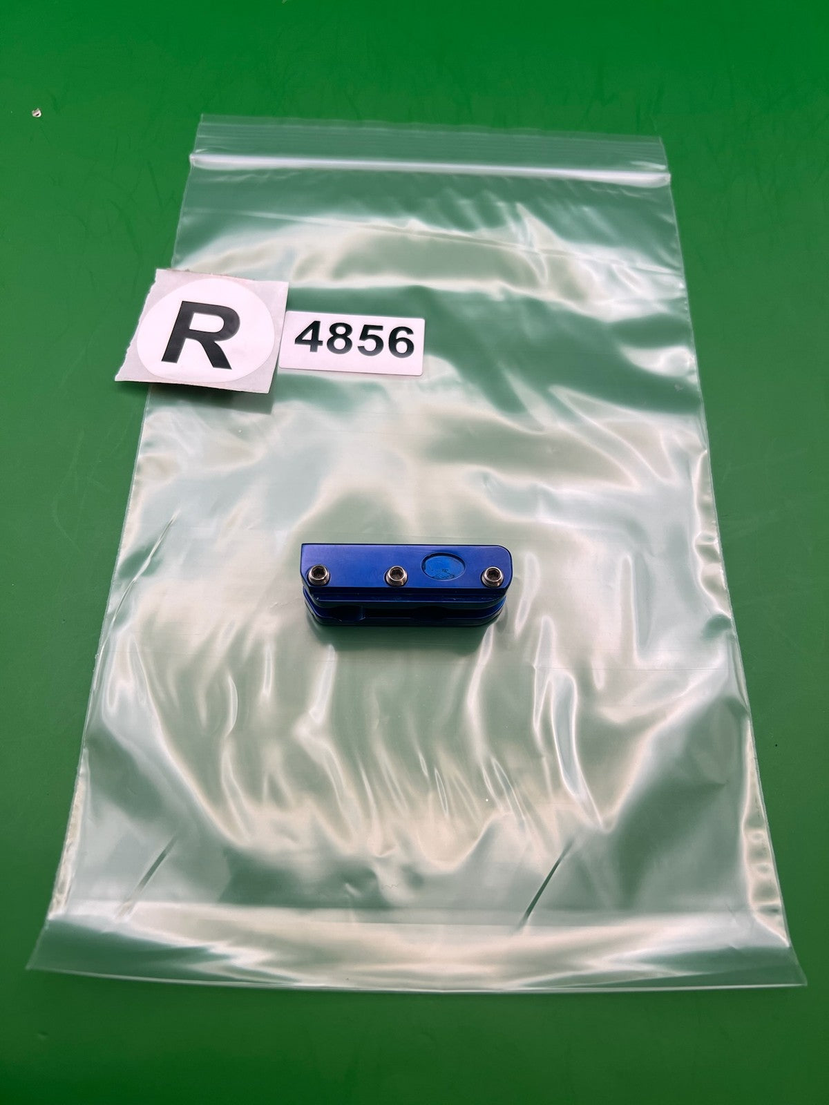 CP Custom Products ASA Rail Drop Forward Blue Anodized Aluminum Paintball