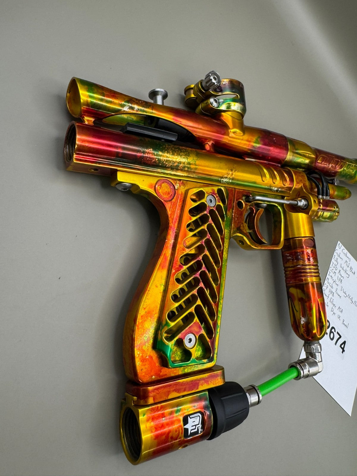 RJ Customs Custom Mid-Block Autococker - Paintball Marker Fully Working