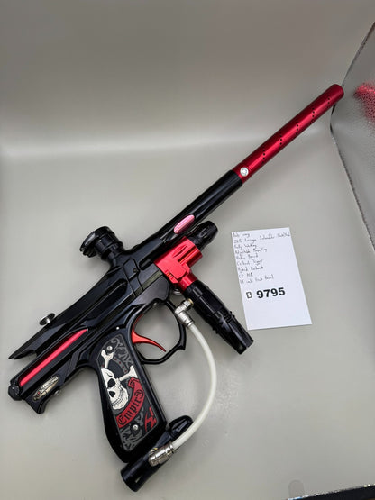 Bob Long 2k5 Lasoya Intimidator - Black/Red - Paintball Marker Fully Working