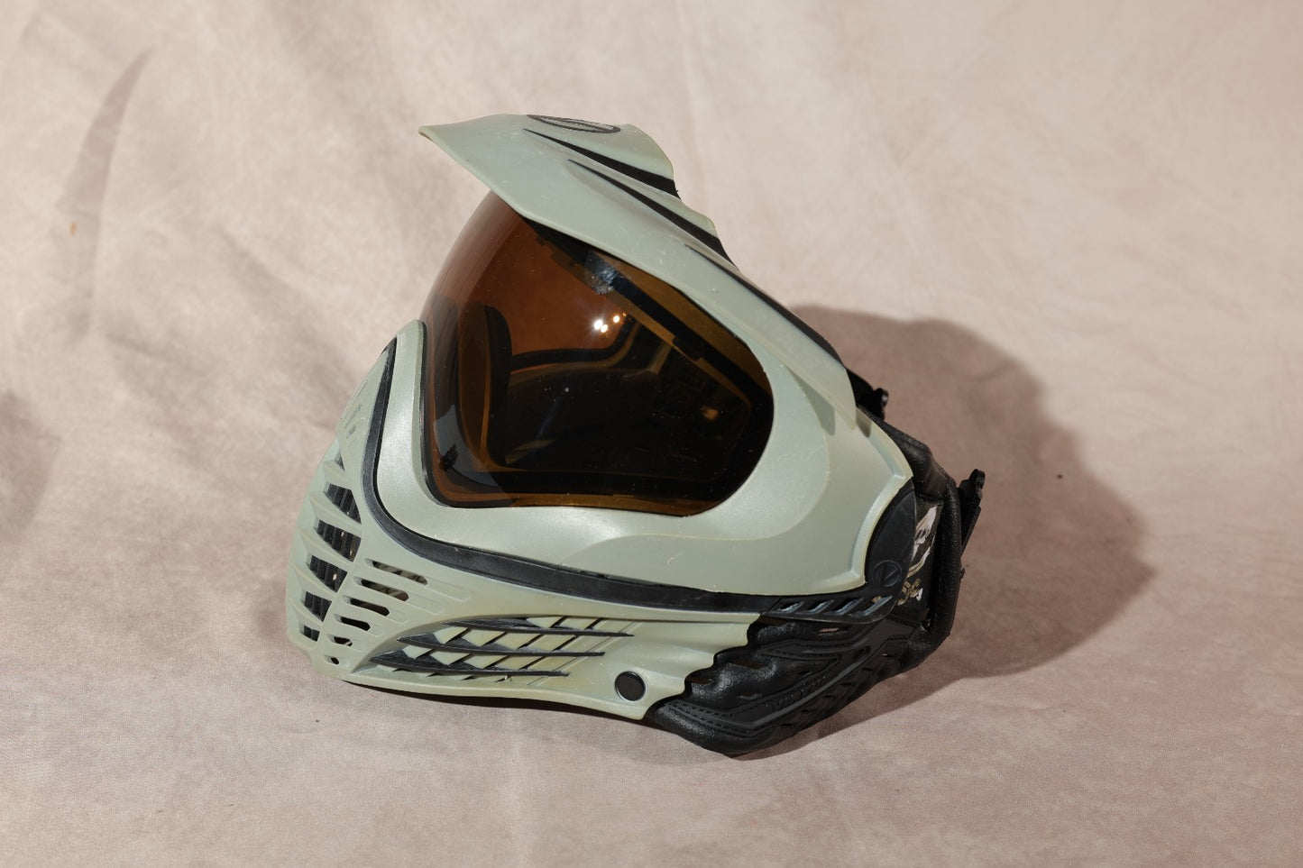 Virtue VIO Paintball Mask Olive Green Black with Play To Win Strap