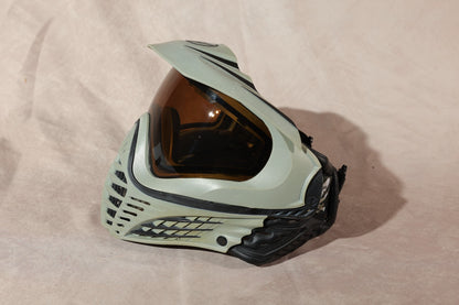 Virtue VIO Paintball Mask Olive Green Black with Play To Win Strap