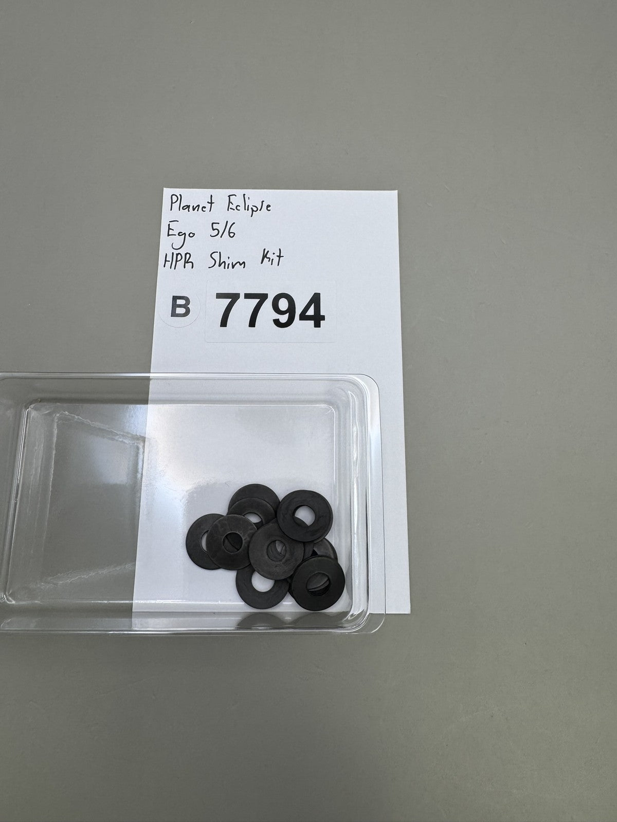 Planet Eclipse Ego 5/6 HPR Shim Kit Black