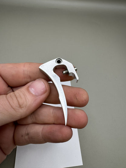 Proto SLG Trigger Silver Aluminum Paintball Part