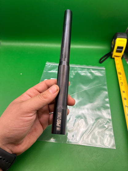 Infamous Pro DNA Silencio Barrel Tip Black Aluminum 14" Paintball Freak XL