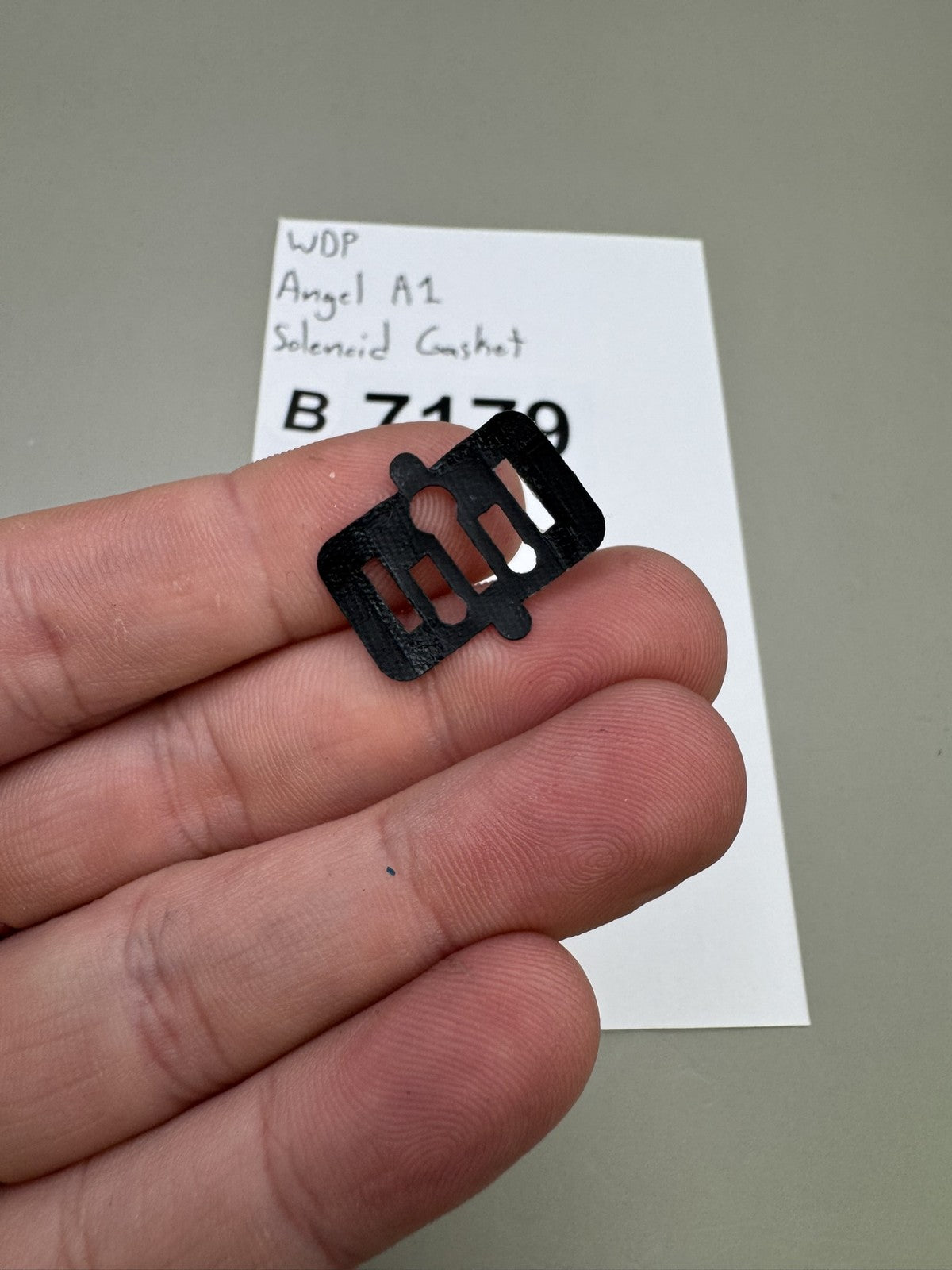 WDP Angel A1 Solenoid Gasket Black