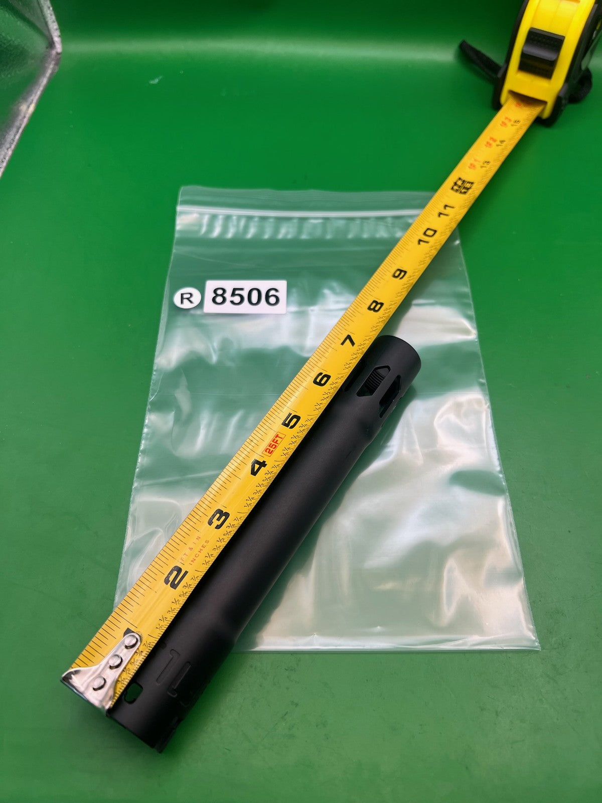 Field One AccuLock Barrel Back Dust Black 8 Inch Paintball Barrel