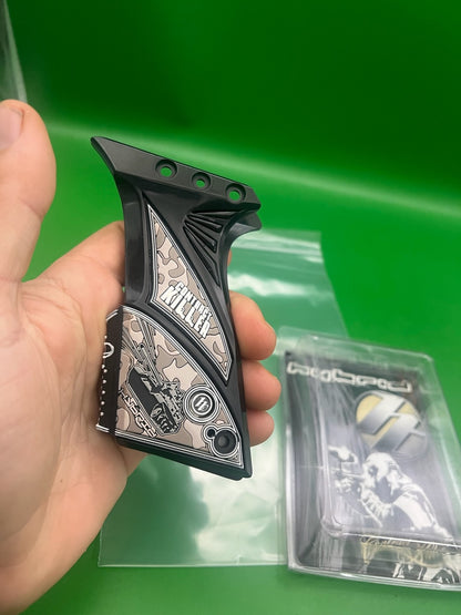 Hybrid DM8 PM8 Grips Contract Killer Camo Black Grip Panels