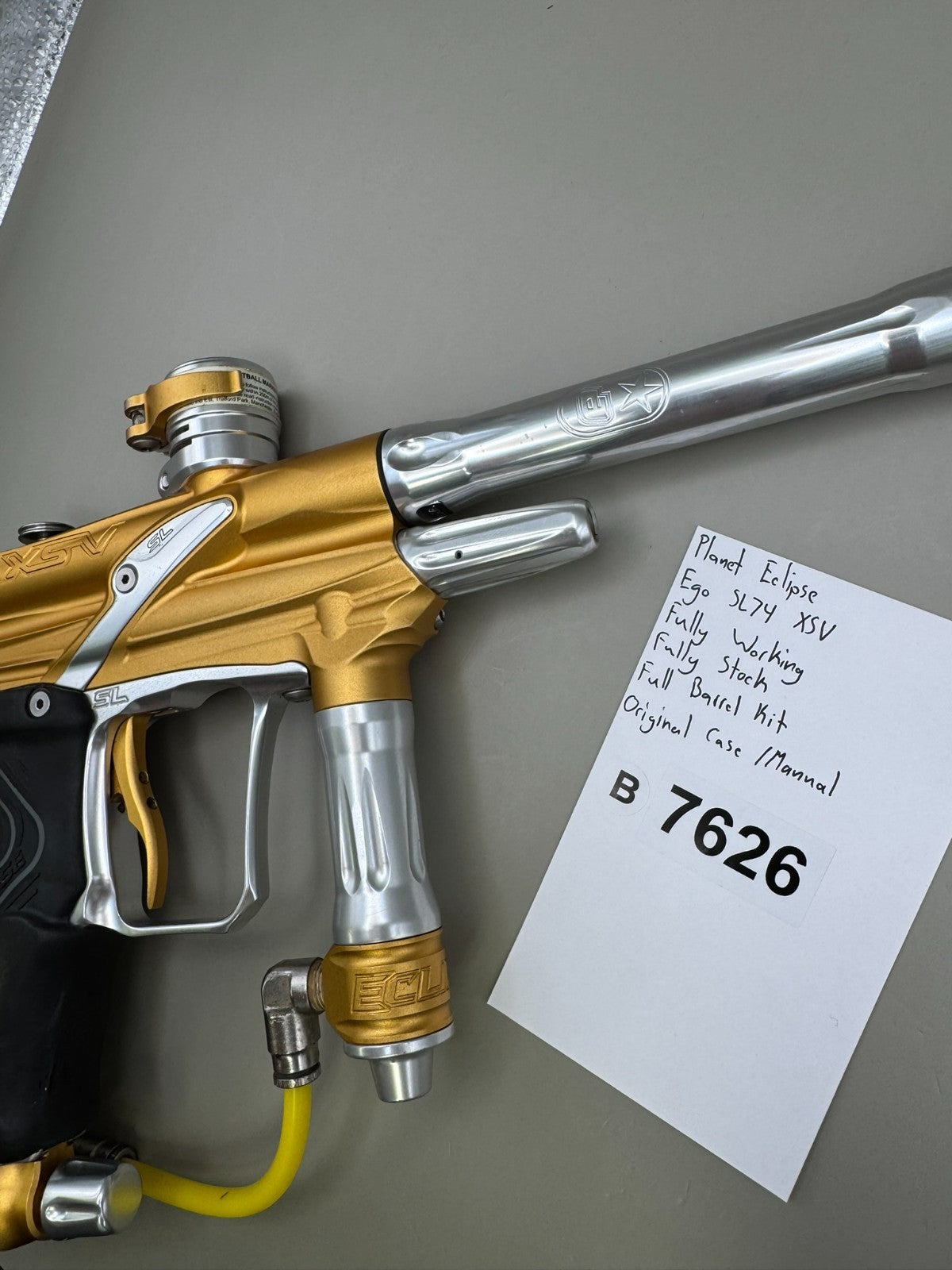 Planet Eclipse Ego SL74 XSV - Paintball Marker Fully Working
