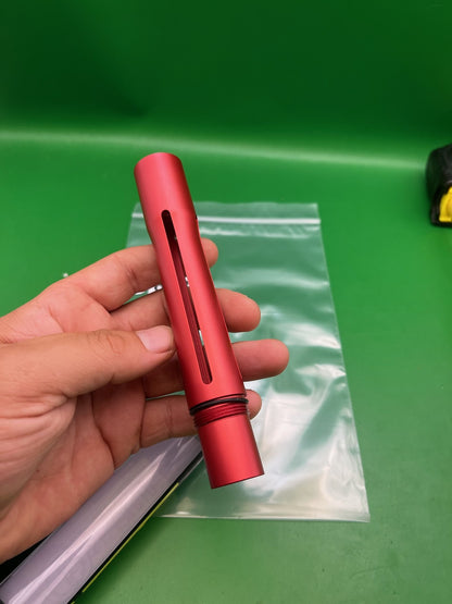 Infamous Silencio FXL Autococker Barrel Back Dust Red Aluminum