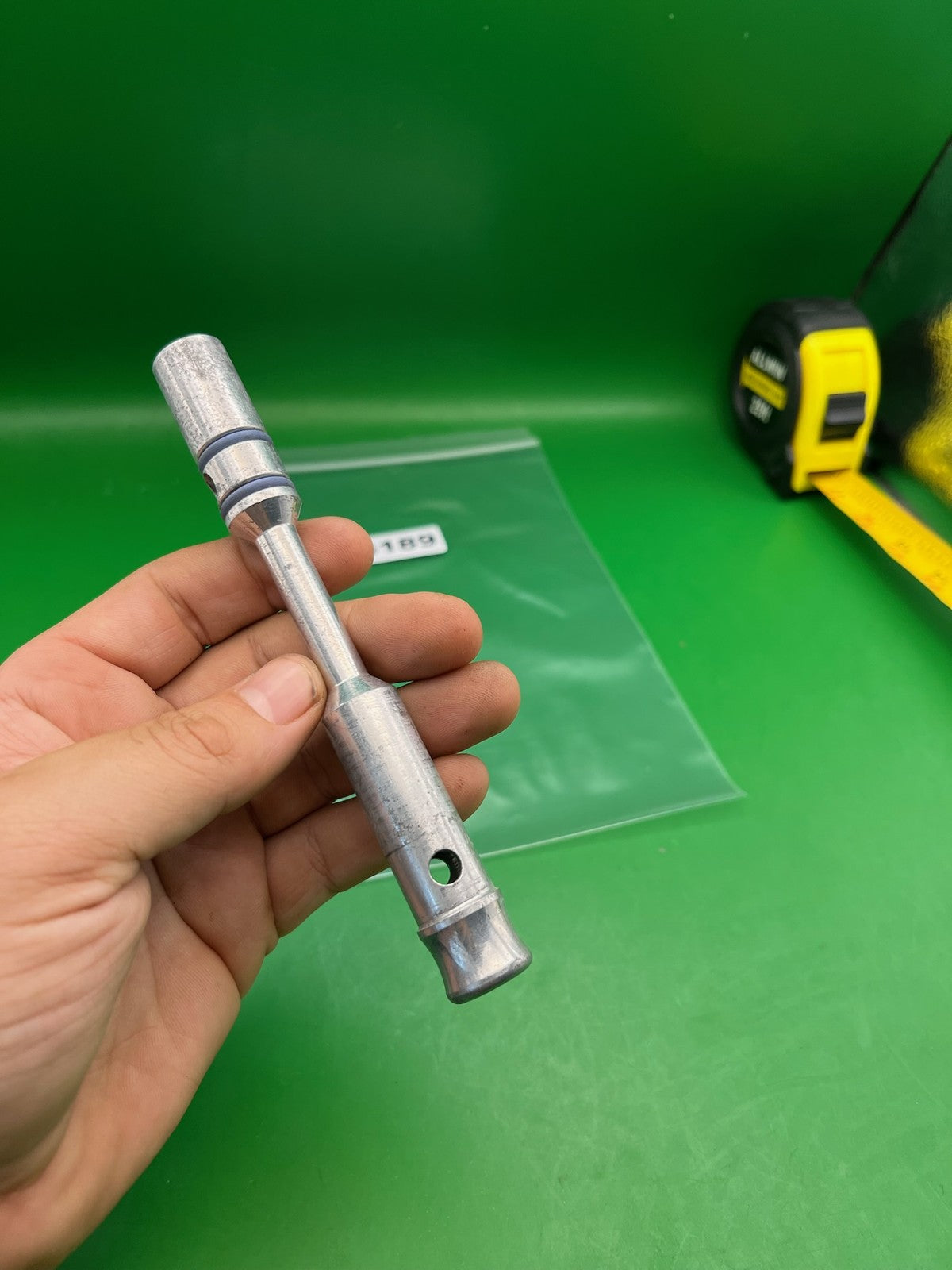 Stock Autococker Bolt - used paintball bolt - silver